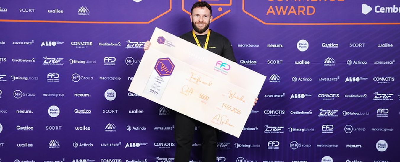 E-Commerce der Zukunft: Marko holt sich unseren gesponserten Start-up Award 2025 an der score! 2025